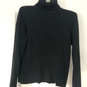 Liz Claiborne Sweater Black and Silver Size PS